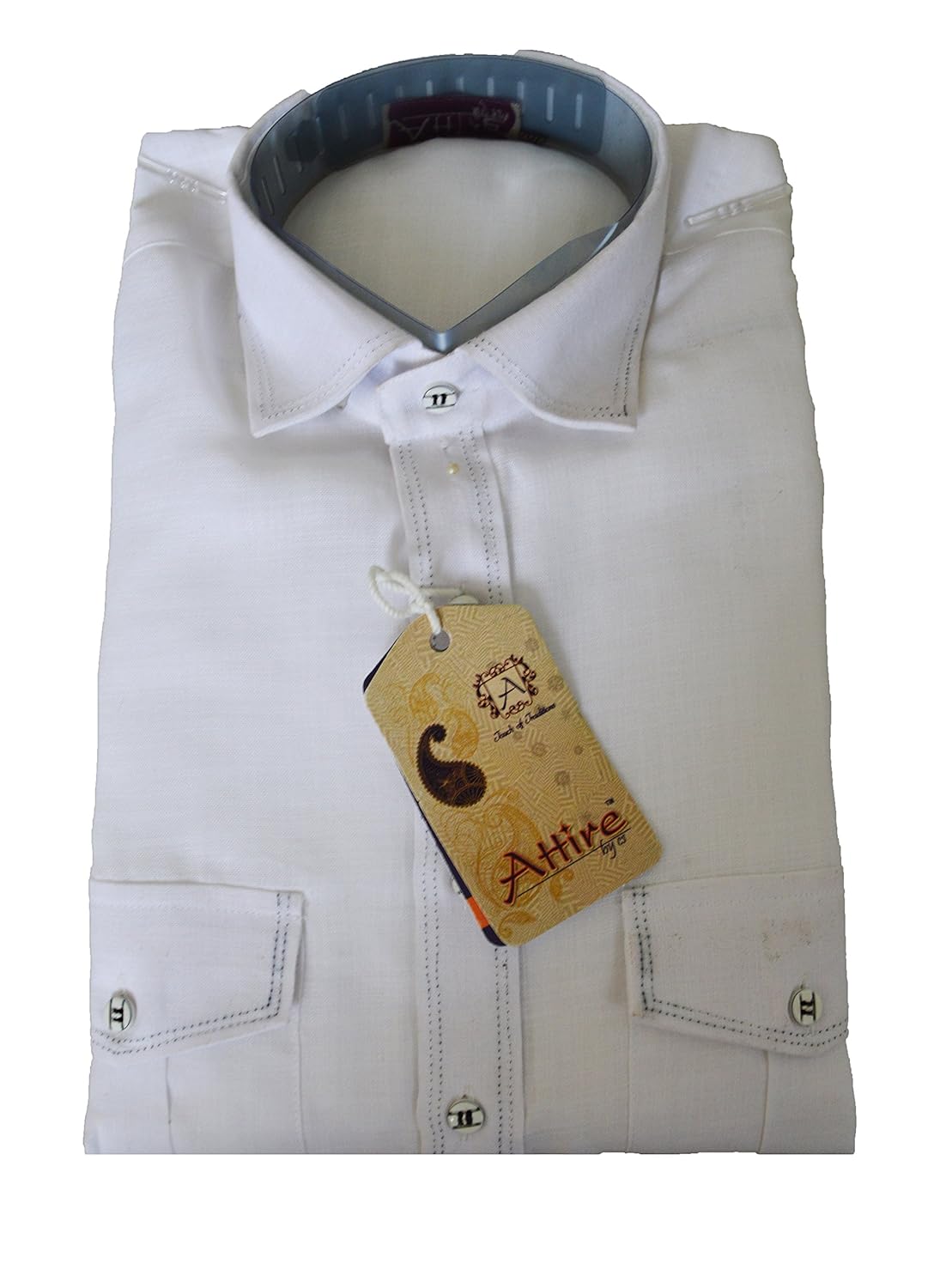 shahi libas men's cotton linen white pathani kurta salwar