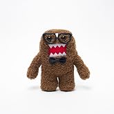 LICENSE 2 PLAY Domo Kun 6.5-Inch Plush &ndash; Nerd Edition with Black Glasses &amp; Bow Tie - Super-Soft Collectible Toy for Kids, Kidults &amp; Nostalgic Fans