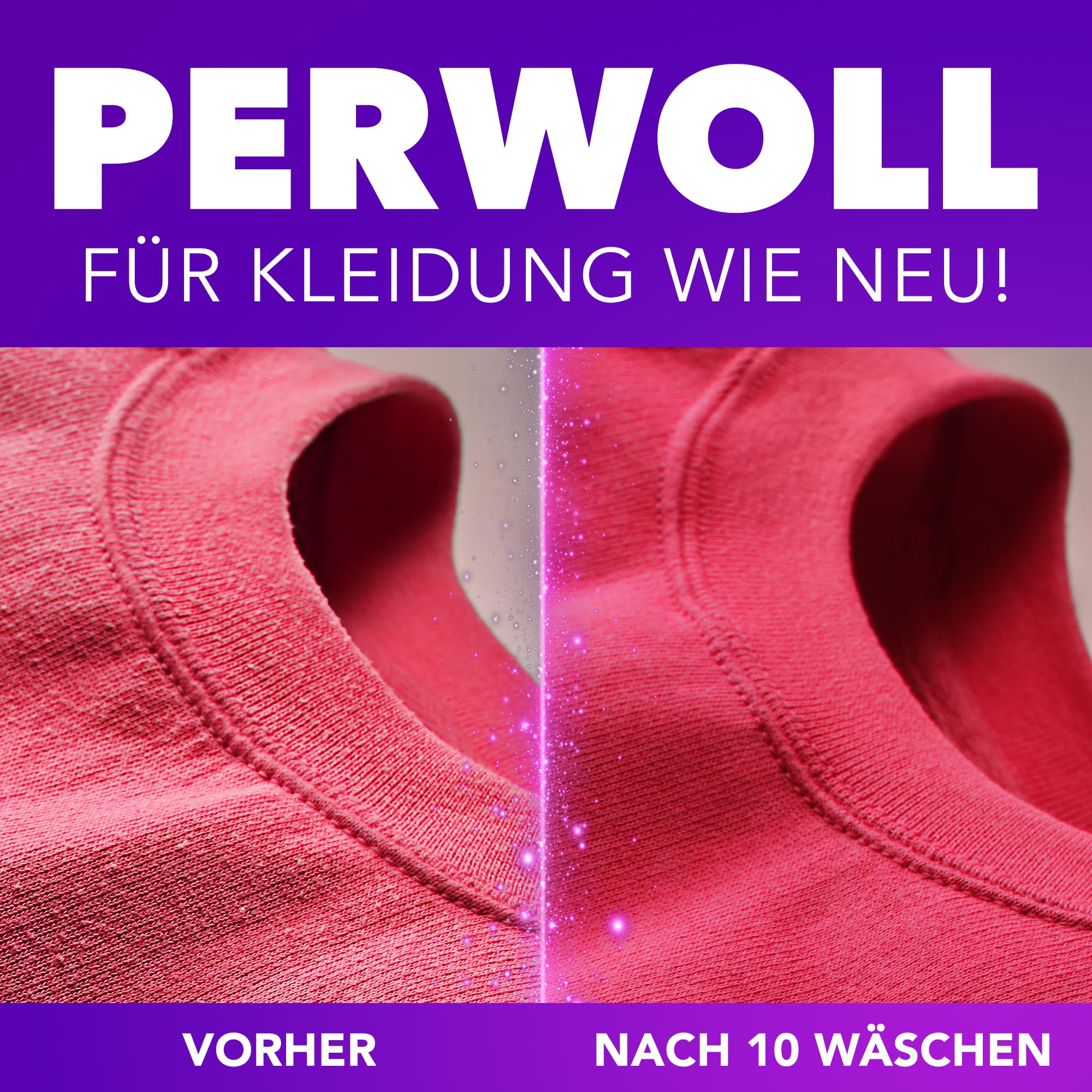 Perwoll Color Waschmittel (80 Waschladungen), Feinwaschmittel reinigt sanft und erneuert Farben und Fasern, für alle farbigen Textilien, Color Waschmittel mit Dreifach-Renew-Technologie 3