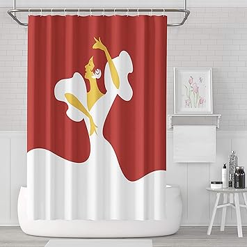Amazon Com Asoco Fabric Shower Curtain Flamenco Dancer Spain
