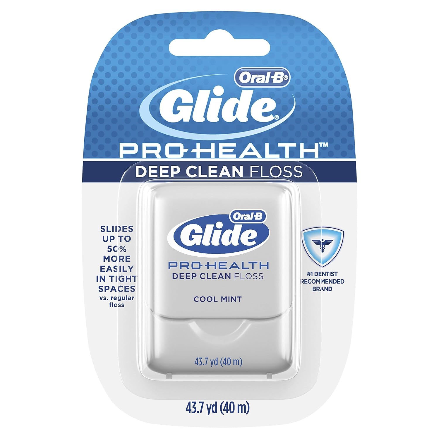 Oral-b glide Pro-health deep clean Cool mint flavor floss 40 m (037000038665)