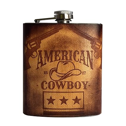 VINAY AND VIJAY Classic Vintage Alcohol Flask Engraved Flask Gifts for Fathers Day Personalized Birthday Gifts for Husband