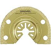Dremel MM500 1/8-Inch Oscillating Multitool Blade for Grout Removal, Fast Cutting Carbide Accessory - Universal Quick- Fit In