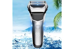 FEZIHEGH Electric Razor,Electric Razor for Men,Foil Shaver Electric Shaver for Men Face Clean Shave,Rechargeable Mens Razor Waterproof Electric Razors for Men Shaving Cordless Shaver with Pop-up Trimmer
