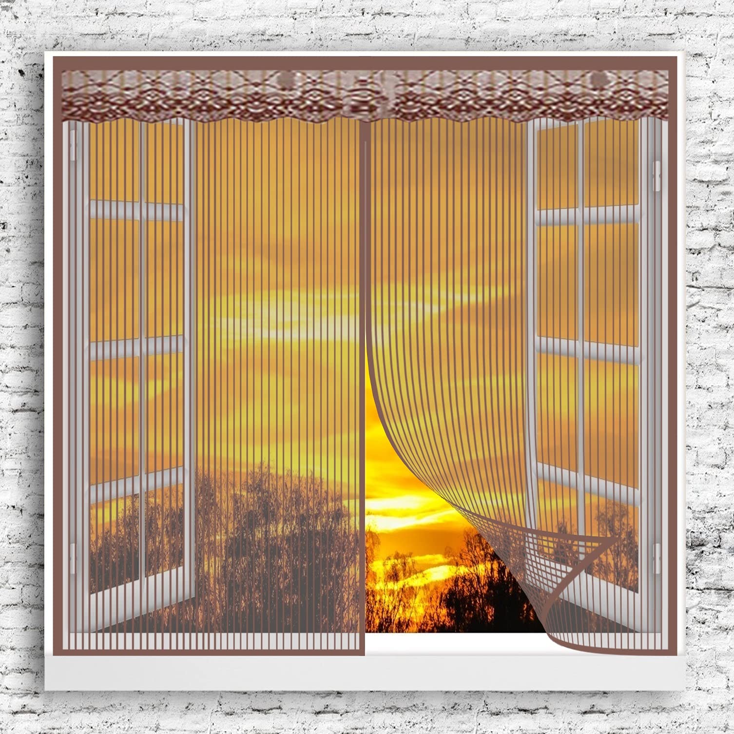 GOUER Magnetic Door 130x145cm Without Drilling