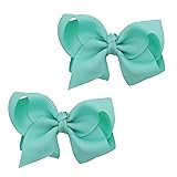 3 Inch Grosgrain Bow for Little Girls- Set of 2