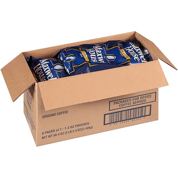 MAXWELL HOUSE SPECIAL DELIVERY MEDIUM ROAST GROUND COFFEE (1.2 OZ BAGS, PACK OF 42)
