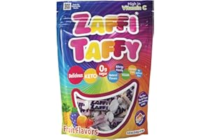 Zollipops Candy Clean Teeth Keto Sugar Free Taffy Assorted Flavors, 5 Oz (Pack of 1) - Savor the Goodness of Guilt-Free Snacking