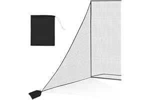 PARPEAK Golf Hitting Nets Shank Net Attachment, 7 * 10/7 * 7FT Heavy Duty Side Net Barrier Net for Golf, Baseball, Hockey with Sandbag