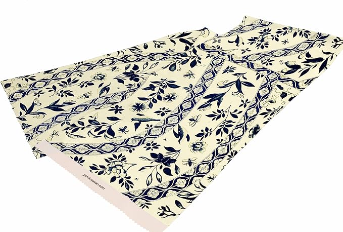 Amazon Co Jp シノワズリ クリーム 紺 帯揚 服 ファッション小物