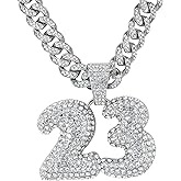 Men’s Large Iced-Out Basketball Pendant Necklace – 24-Inch Cuban Chain, Hip Hop Streetwear Jewelry, Gift for Him