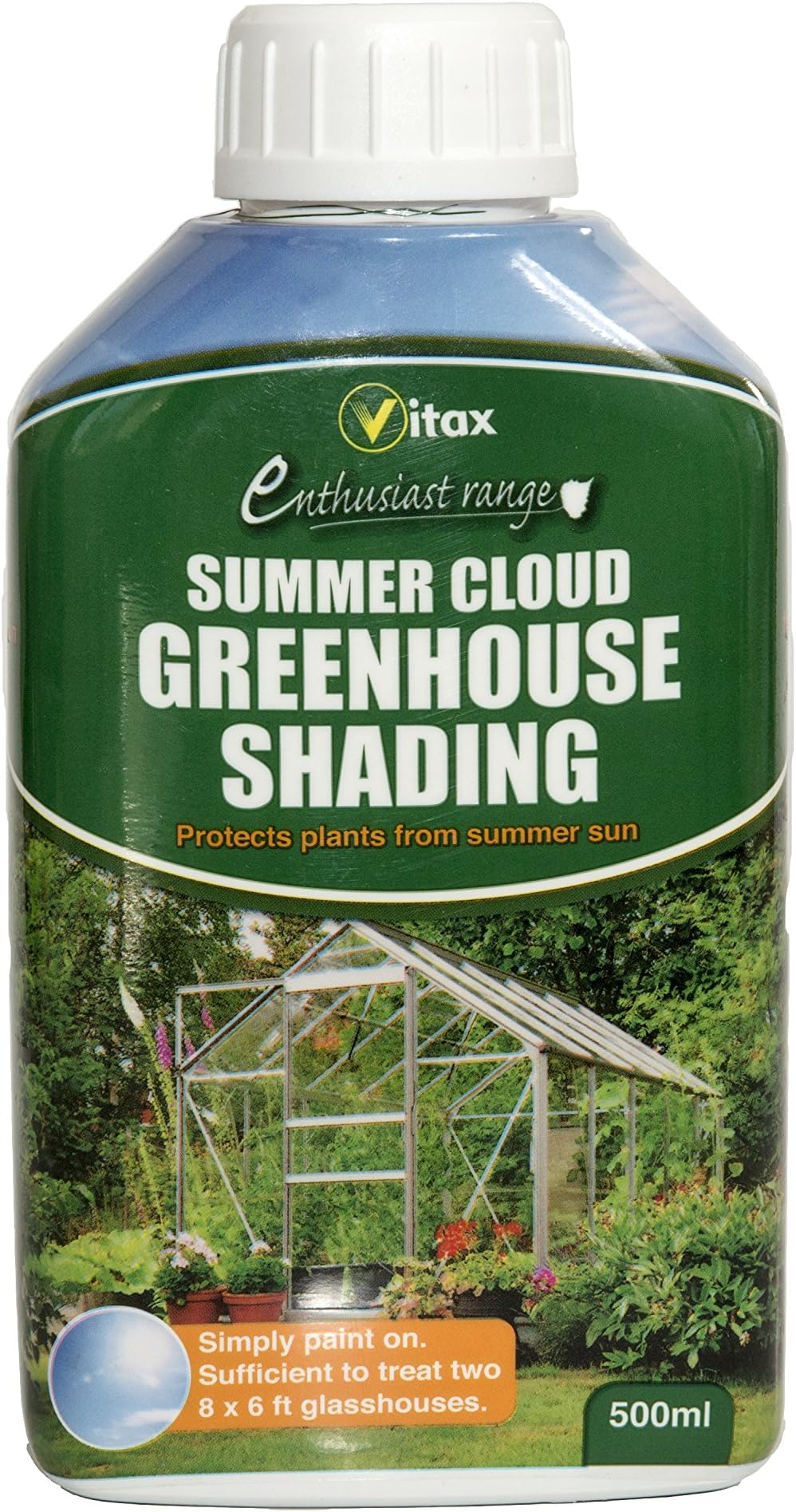 Vitax Ltd Summer Cloud Greenhouse Shading Enthusiast Range 500ml
