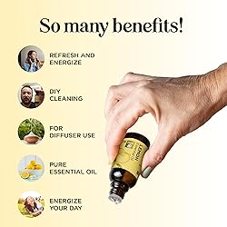 Pure Aromatherapy Lemon Essential Oil - Refreshing