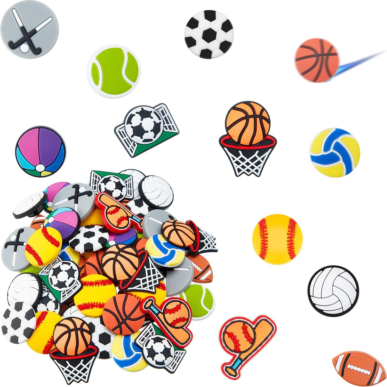 volleyball shoe charm for crocs