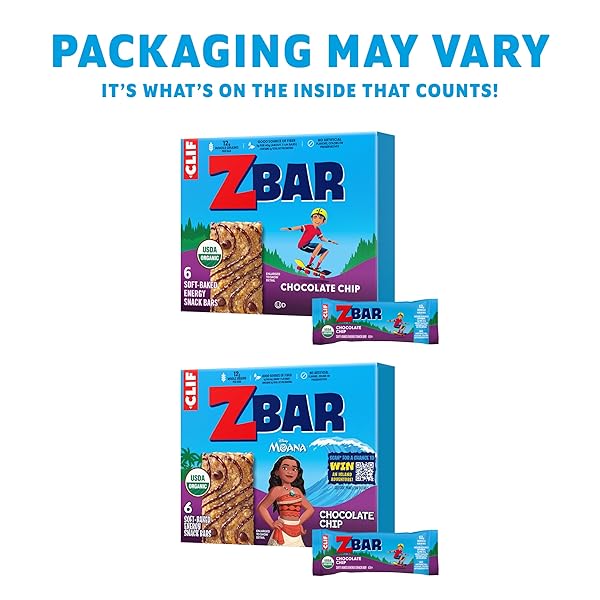 ZBAR – CHOCOLATE CHIP AND CHOCOLATE BROWNIE – VARIETY PACK – SOFT BAKED SNACK BARS – NON-GMO – 10-11G WHOLE GRAINS – USDA ORGANIC GRANOLA BARS (36 PACK)