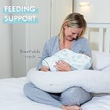 PurFlo Breathe Pregnancy Pillow | Fully Breathable Maternity Support view 4
