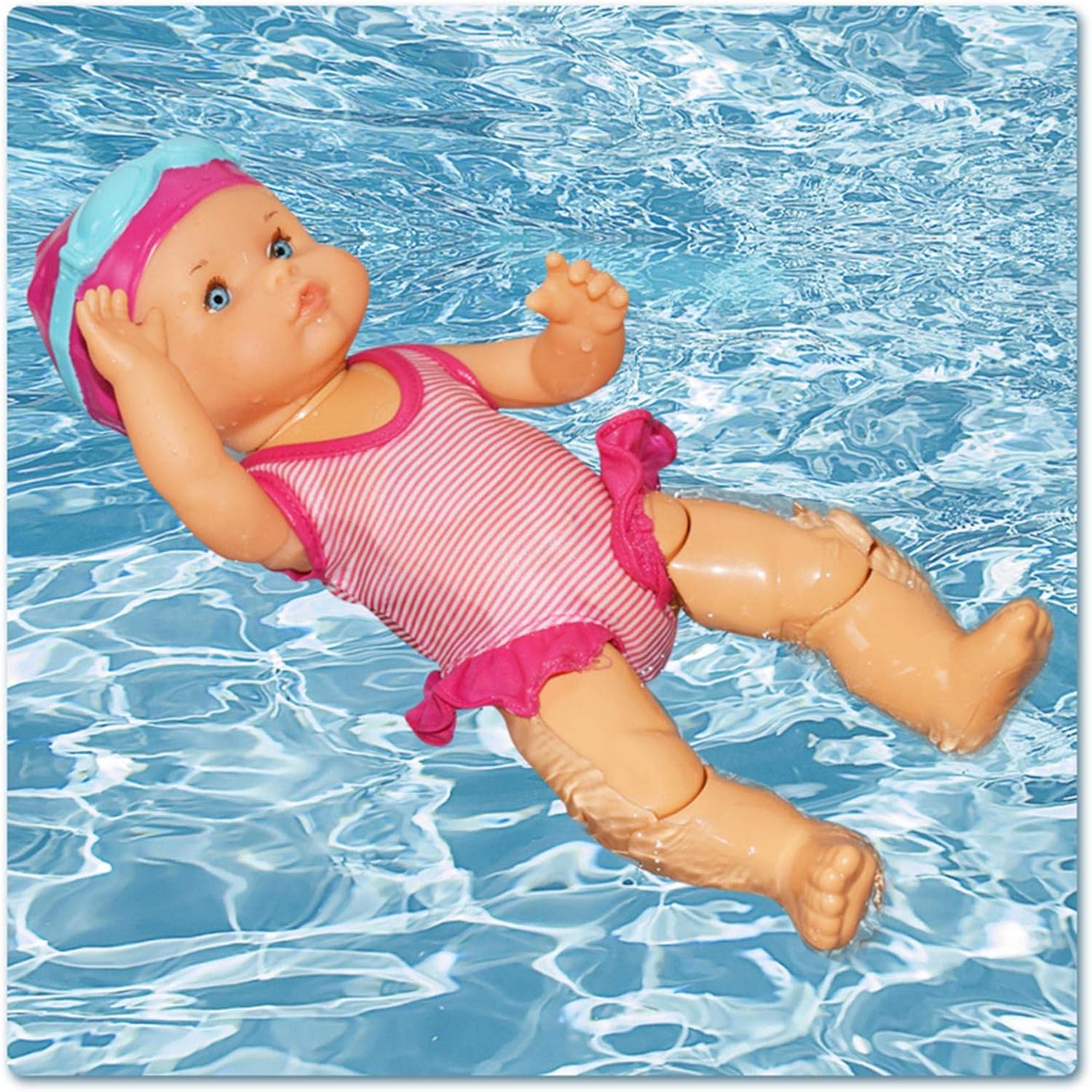 swimming doll baby