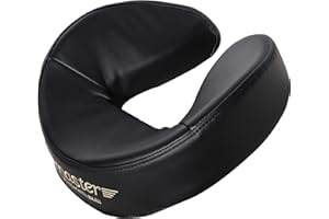 Master Massage Patented Ultra Plush Memory Foam Face Cushion Pillow Headrest, Black