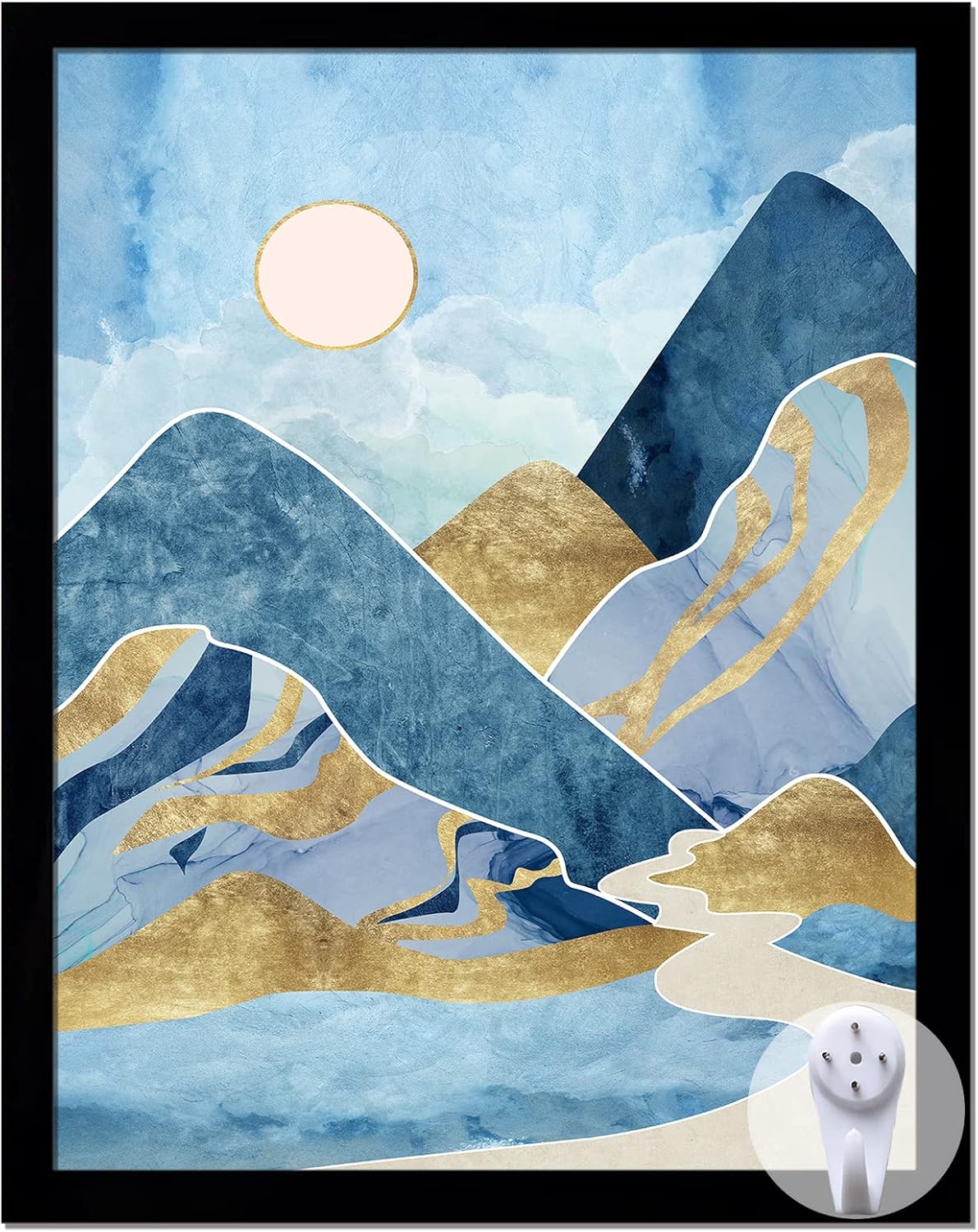 Photo Albums, Frames & Accessories - keibiubu Black Picture Frame, 11x14 Picture Frame for Photo Poster Canvas Certificate Document Display Horizontally or Vertically High Transparent Wall Gallery(Size 11 x 14 inches)