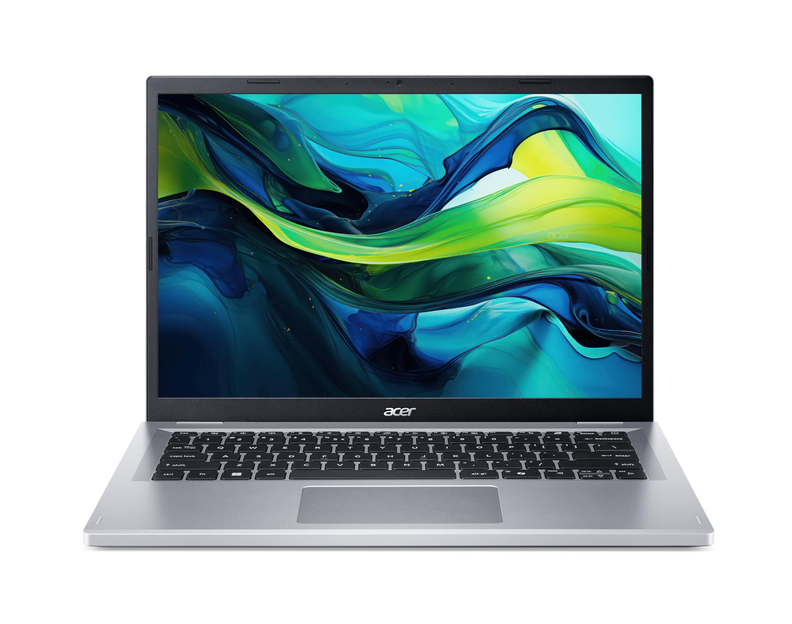 acer Aspire 14 AG14-22P-R909 Laptop 14 Zoll WUXGA IPS 60 Hz (AMD Ryzen 5-7520U, 16 GB RAM, 512 GB SSD, AMD Radeon Graphics, Windows 11 Home), Silber, französische AZERTY-Tastatur