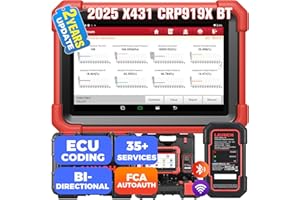 LAUNCH X431 CRP919XBT Elite OBD2 Scanner, 2025 Wireless Bidirectional Scan Tool, ECU Coding, FCA AutoAuth, 2 Years Free Update, V.A.G Guided, 35+ Services, All System Diagnostic Scanner, CANFD DoIP