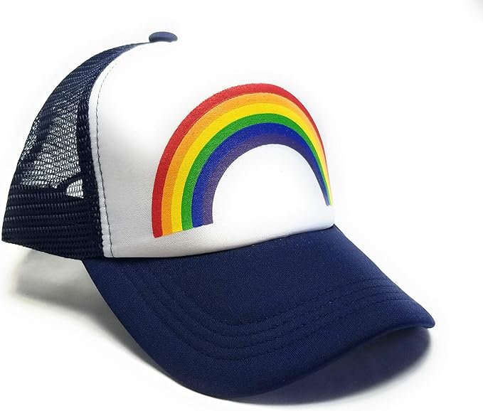 rainbow baseball cap
