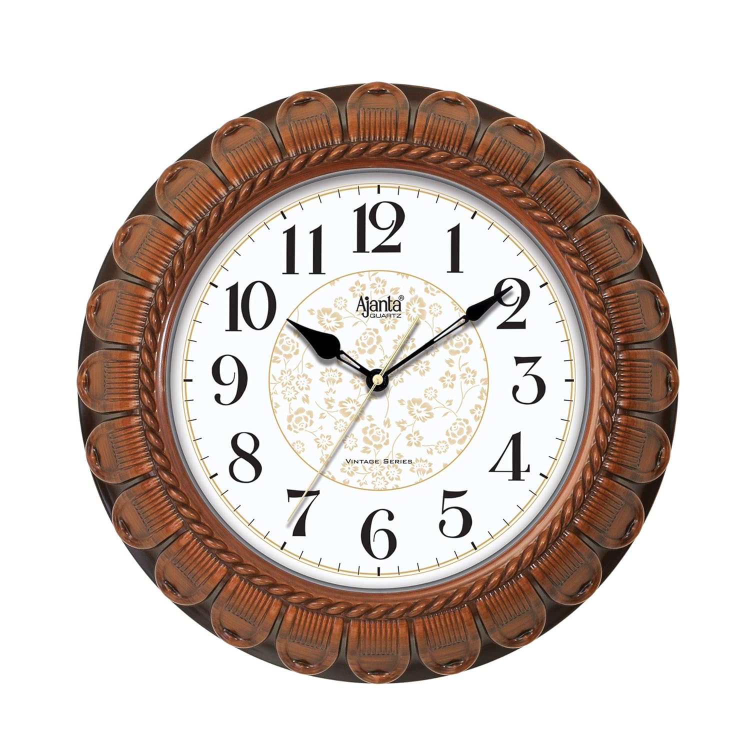 Buy Ajanta Real Silent Sweep Movement 14 Inch Vintage Wall Clock
