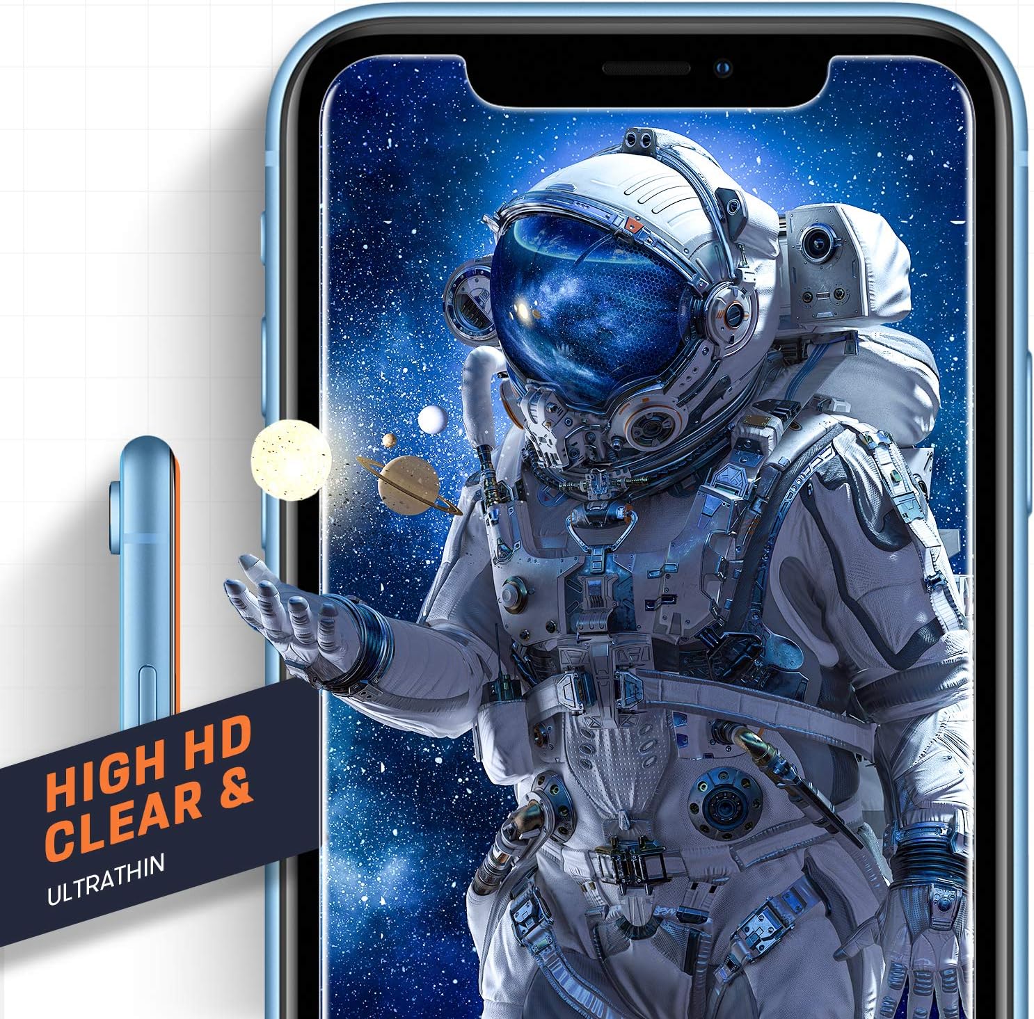 Mkeke Compatible with iPhone 11 Pro Screen Protector, iPhone X Screen Protector, iPhone Xs Tempered Glass Screen Protector All 5.8 inch New iPhone [3-Pack]