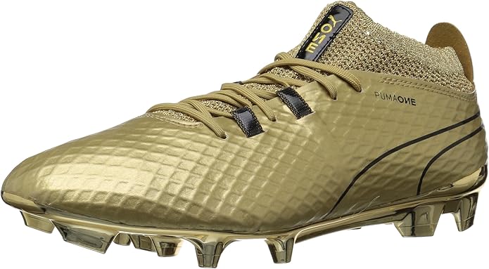 gold puma soccer cleats