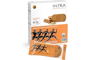 Olyra, Biscuit Breakfast Olympic Rynner Cinnmon Tahini Organic, 5.3 Ounce