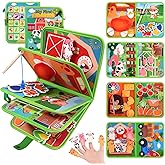 Toddler Toys Busy Board Easter Gifts for Kids, Montessori Toys for 1-5 Year Old Boy Girl Birthday Gifts for Kids, Easter Bask