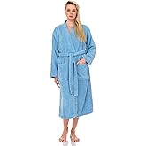 TowelSelections Womens Robe Cotton Luxury Bathrobe for Women Soft Terry Cloth Towel Robes for Women XS to XXL