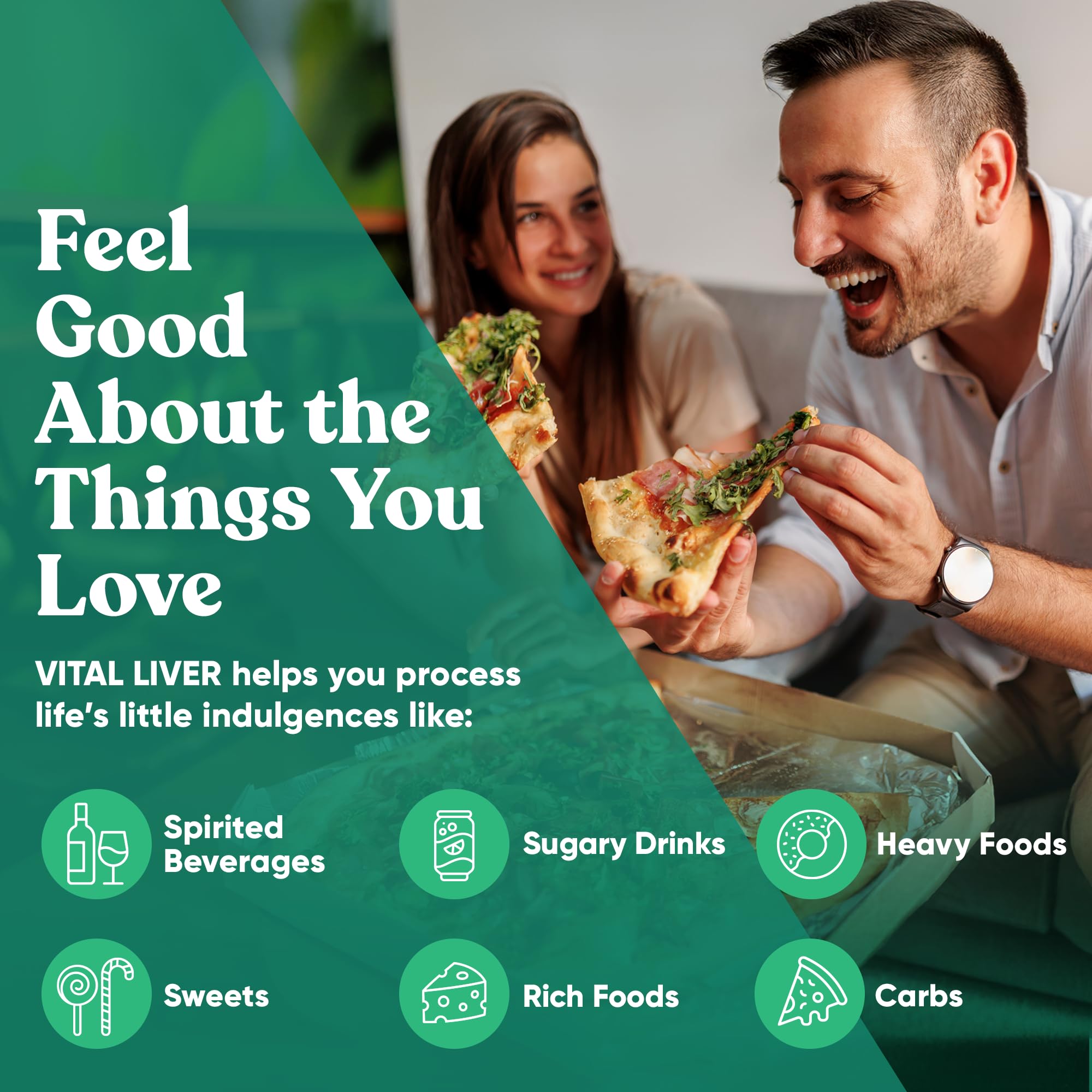 Vital Liver Cleanse Detox & Repair – 9-in-1 Liver Support Supplement – Milk Thistle, Artichoke Extract, Turmeric, Adaptogens – Optimal Liver Function and Digestive Health – 60 Vegetarian Soft Capsules