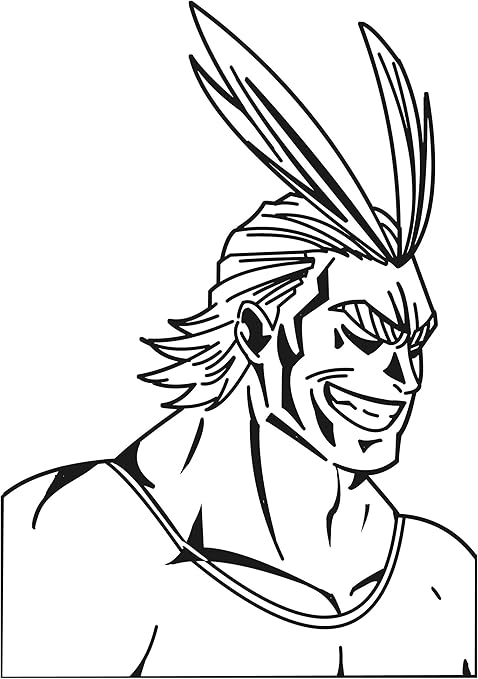 Amazon Com Kyokovinyl My Hero Academia All Might Anime Decal