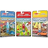 Melissa & Doug On the Go Water Wow! Resuable Color with Water Activity Pad 3-Pack, Sports, Dinosaurs, Vehicles, Chunky-Size W