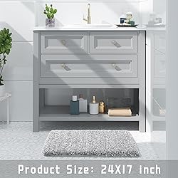 Yimobra Bathroom Rugs Non Slip Washable