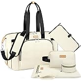 ITIEZY Diaper Bag Tote for Baby - Large Mommy Bag with Portable Changing Pad Pacifier Case, Hospital Bags Travel Baby Bag