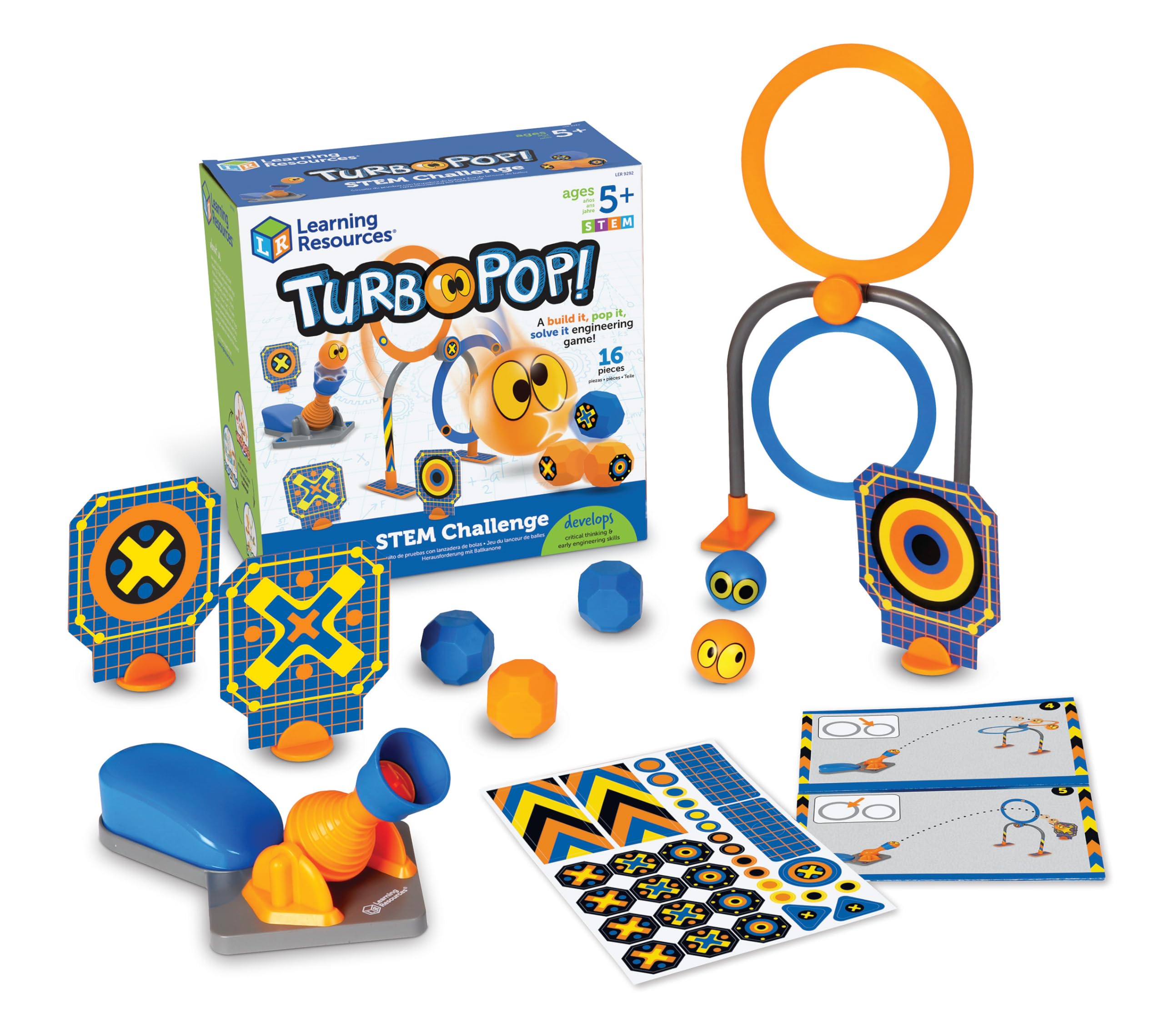 Learning Resources LER9292 TurboPop STEM Challenge