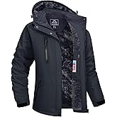 TACVASEN Women's Waterproof Winter Jacket Ski Hooded Insulated Jacket Fleece Warm Snow Outdoor Rain Windbreaker