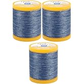 Coats &amp; Clark S976-4665 Dual Duty Plus Denim Thread, 125-Yard, Denim Blue (Thrее Расk)