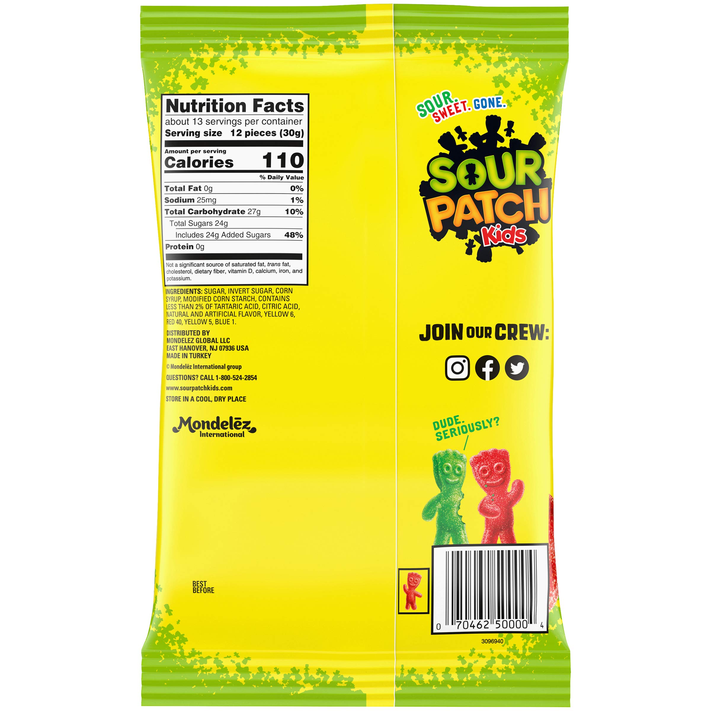 Sour Patch Kids Candy (Original, 14 Ounce Bag) Buy Online in UAE