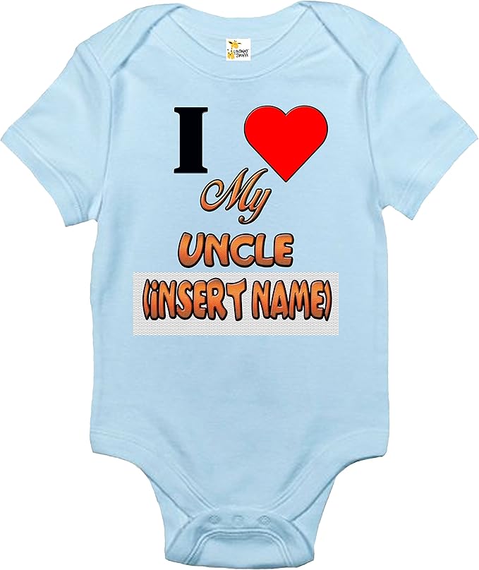 i love my uncle baby clothes