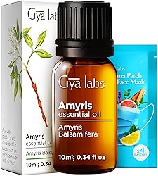 Gya Labs Amyris Essential Oil - 0.34 Fl Oz - for