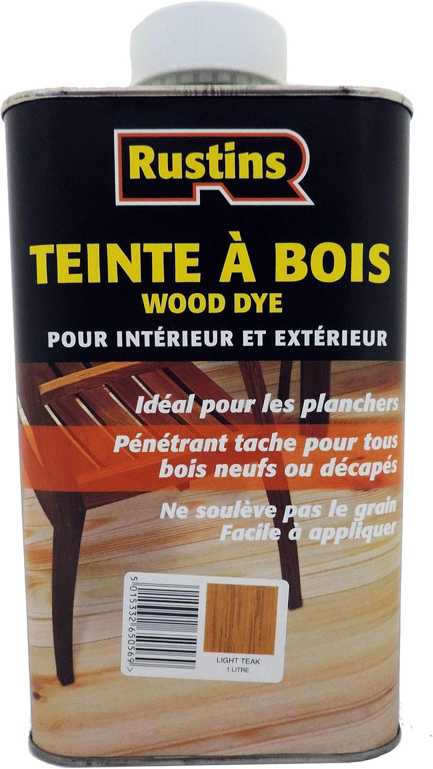 Rustins Wood Dye Light Teak 250ml