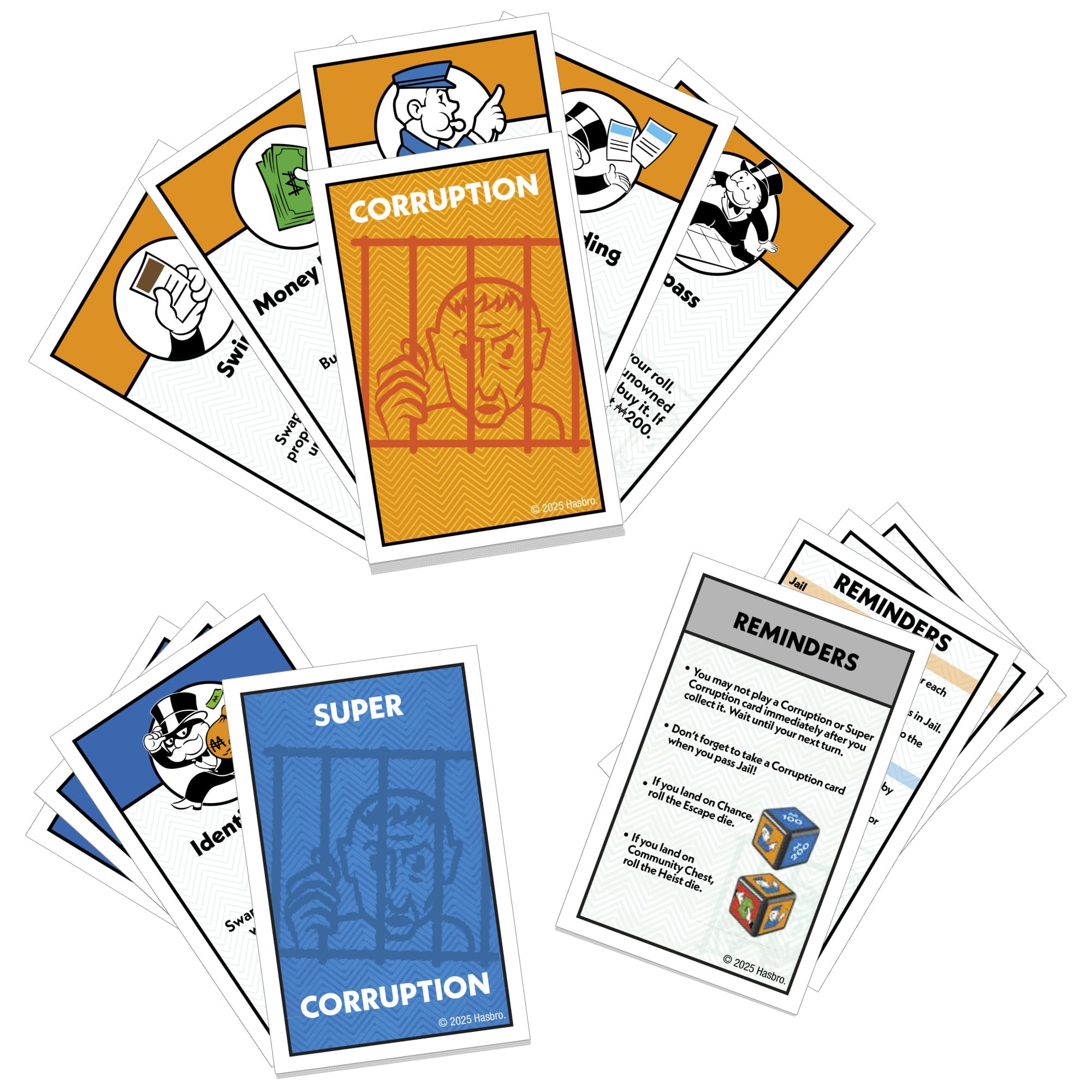 Monopoly Go to Jail Expansion | Add More Fun to Classic Monopoly Game and Play Faster | Ages 8+ | 2-6 Players | 40 Mins. | Family Board Games