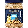 PLANTERS Deluxe Salted Whole Cashews, Party Snacks, Plant-Based Protein 33oz (1 Container)