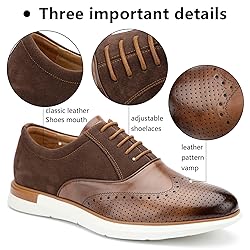 Meijiana Men Oxfords Shoes Casual Dress Shoes