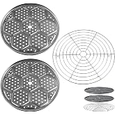 Supa Ant 10.8in Canning Rack for Pressure Canner (3pcs) - Stainless Steel, Stackable &amp; Heavy-Duty Rack with Base - Universal Fit, Compatible with Supa Ant, Presto, All American &amp; More