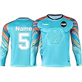 LAIFU Custom Soccer Goalie Jerseys Youth Adults Goalkeeper Jersey Personalized with Name Team Number Logo