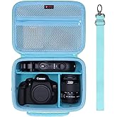 XANAD Camera Case Compatible with Canon EOS Rebel T7/R100/R50/R6 MarkII/R50 V/R8/R10/R6 MarkIII/R5 Mark II/RP/R7/5D MarkIV/R5 Canon Sony Panasonic Nikon DSLR Mirrorless Camera,Lens,Tripod,Green